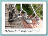 Mittendorf Rahmen mit Gabel 3029 
vollverchromt, schwarz
erworben im Juli 2021
Eingentümer: Georg Ströhle, Petershausen