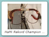 HaMi Rekord Champion Querfeldein-Rennrad aus Mitte der 1970er Jahre.
Dem Rad sieht man seinen Einsatzzweck an.
Eigentümer: Jürgen Kruck, Rheda-Wiedenbrück