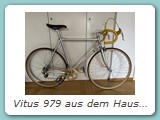 Vitus 979 aus dem Hause Mittendorf
Neuaufbau mit Galli Criterium Oro
Eigentümer: Uwe Harrmann, Stuttgart