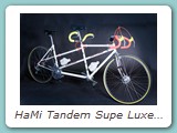 HaMi Tandem Supe Luxe 2004 aus dem Jahr 1987, gefertigt aus Reynolds 531 Tandem-Rohren
Neuaufbau Ende 2024
Eigentümer: Stephan Veit, Solms
