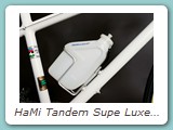 HaMi Tandem Supe Luxe 2004 aus dem Jahr 1987, gefertigt aus Reynolds 531 Tandem-Rohren
Neuaufbau Ende 2024
Eigentümer: Stephan Veit, Solms
